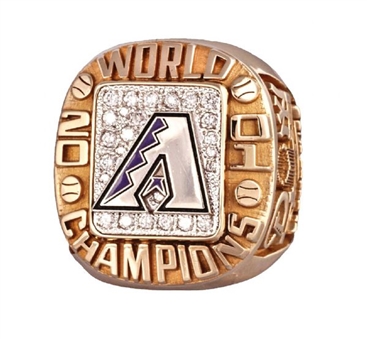 2001 Diamondbacks World Series Ring with Presentation Box (Staff Ring)